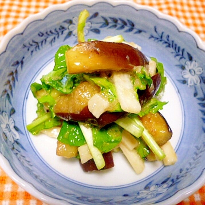 茄子の明太子和え